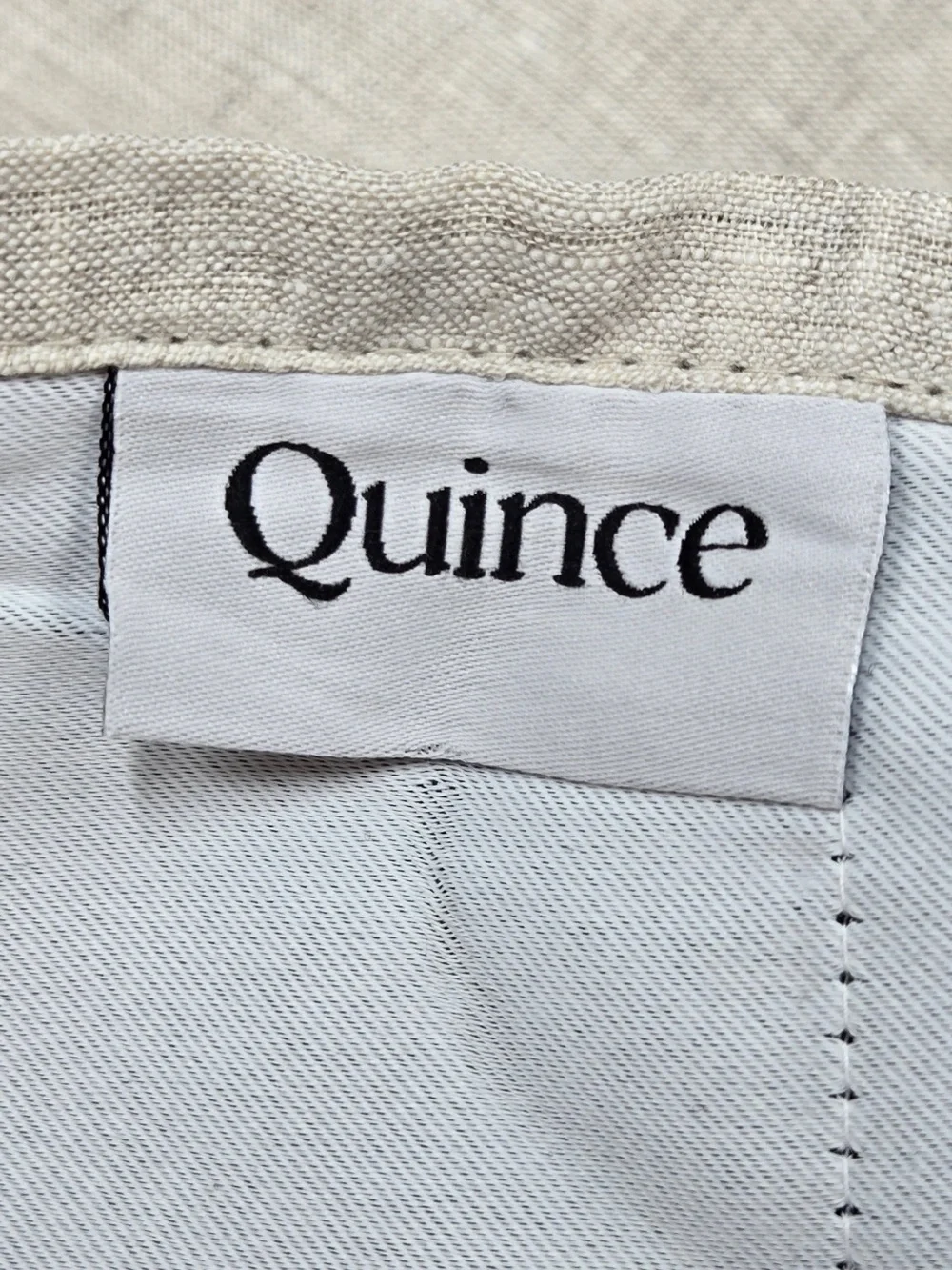 Nwot QUINCE Set Of 2 48x96 European Linen True Blackout Curtains Flax 0010